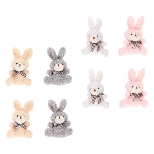 FELTECHELECTR 8 Stück Teiliges Plüsch kaninchen Schlüsselanhänger mit Schleifen Weicher Mini bunny Anhänger für Taschen Schlüssel deko Vielseitiger Niedlicher Hasen Charm für Ostern Weihnachten FELTECHELECTR 8 Stück Teiliges Plüsch kaninchen Schlüsselanhänger mit Schleifen Weicher Mini bunny Anhänger für Taschen Schlüssel deko Vielseitiger Niedlicher Hasen Charm für Ostern Weihnachten von FELTECHELECTR