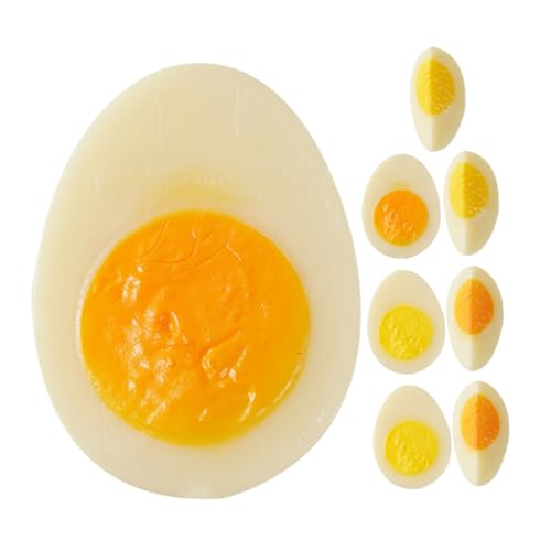 FELTECHELECTR Eigentümer 8St nachgeahmte Eier künstliches Ei realistisches Spiegelei küchendekoration küchendeco Modelle Prop gefälschtes Lebensmittel Anderes simuliertes gekochte Eier von FELTECHELECTR