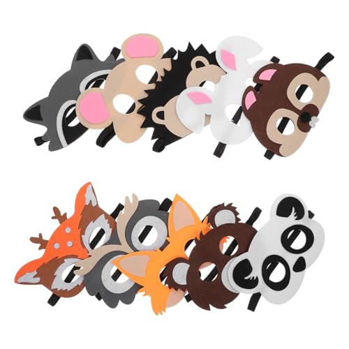 FELTECHELECTR Halloween-dekoration 8 Tiermasken Filzkostüme Für Jungen Und Mädchen Party- Maskensammlung Realistische Tierdetails FELTECHELECTR Halloween-dekoration 8 Tiermasken Filzkostüme Für Jungen Und Mädchen Party- Maskensammlung Realistische Tierdetails von FELTECHELECTR
