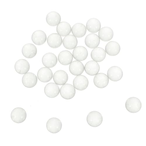 FELTECHELECTR 90Stücke Transparente Glasmurmeln Dekorative Glaskiesel für Aquarien Vasenfüller und Stilvolle Blumenarrangements Langlebig und Sicher Zubehör für Wasserspiele von FELTECHELECTR