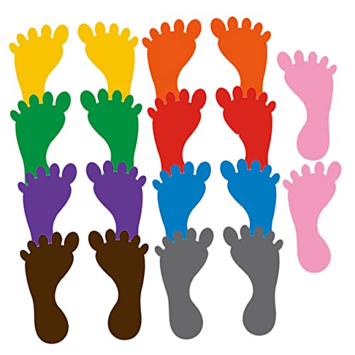 FELTECHELECTR 9Paare Klassenzimmer Aufkleber für Bodenaufkleber für Kreative Aktivitäten und Dekoration und Langlebig für Glatte Oberflächen FELTECHELECTR 9Paare Klassenzimmer Aufkleber für Bodenaufkleber für Kreative Aktivitäten und Dekoration und Langlebig für Glatte Oberflächen von FELTECHELECTR
