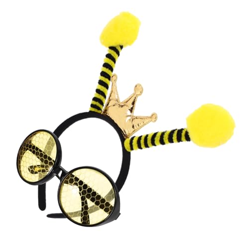 FELTECHELECTR Bienen Stirnband und Sonnenbrille Set Bienen Kostüm Zubehör für Erwachsene Party und Karnevalsdekoration Modisch und Praktisch für Fasching Halloween Bühnenauftritte und FELTECHELECTR Bienen Stirnband und Sonnenbrille Set Bienen Kostüm Zubehör für Erwachsene Party und Karnevalsdekoration Modisch und Praktisch für Fasching Halloween Bühnenauftritte und von FELTECHELECTR