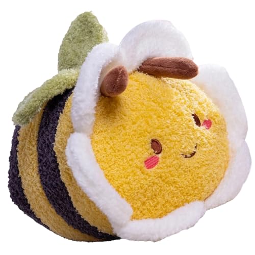 FELTECHELECTR Blumenbienen Plüschkissen für Weiches Dekokissen Blumen Bienen Design zur Dekoration für Schlafzimmer und Kinderzimmer FELTECHELECTR Blumenbienen Plüschkissen für Weiches Dekokissen Blumen Bienen Design zur Dekoration für Schlafzimmer und Kinderzimmer von FELTECHELECTR