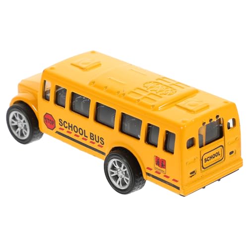 FELTECHELECTR Busmodell zurückziehen Auto Lernspielzeug Autospielzeug für Kinder Holzauto Modelle Autos Spielzeug simulierter Bus für Kinder bewegliches Spielzeugauto Legierung Auto zurückziehen von FELTECHELECTR