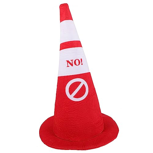 FELTECHELECTR Plüsch Verkehrskegel Hut Für Lustige Kopfbedeckung Für Kostümpartys Cosplay Und Fotorequisiten Leicht Langlebig Und Bequem Für Feiern von FELTECHELECTR