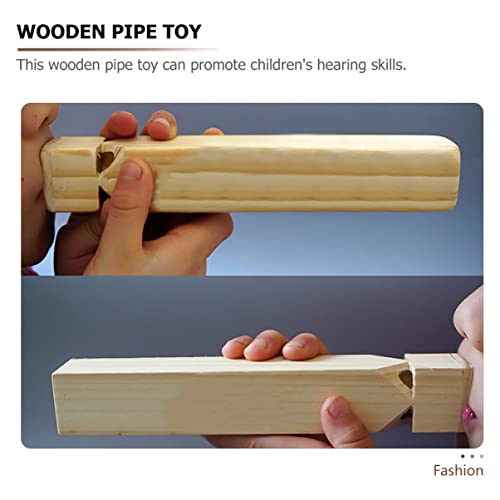 FELTECHELECTR DIY Holzpfeife für Musikinstrument aus Holz für Kreative Spielstunden als Weihnachtsgeschenk für Wettbewerbe Fördert Musikalische Fähigkeiten ohne Muster von FELTECHELECTR