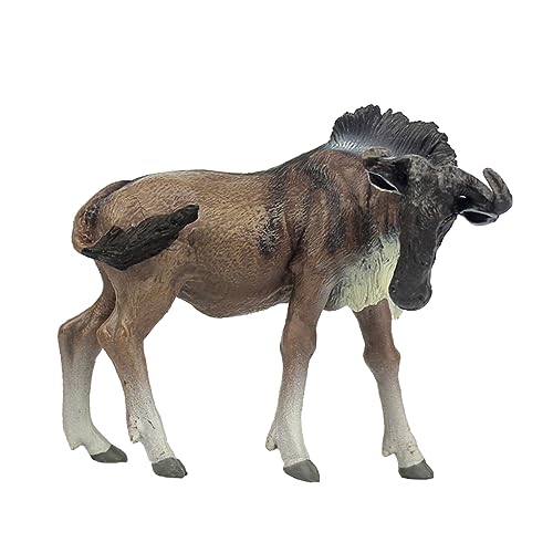 FELTECHELECTR Dekoratives Wildtier Modell aus Kunststoff für Realistische Statue Eines Afrikanischen Wildesels als Tischdekoration für Zuhause Büro oder Auto Kreatives Lernspielzeug und von FELTECHELECTR