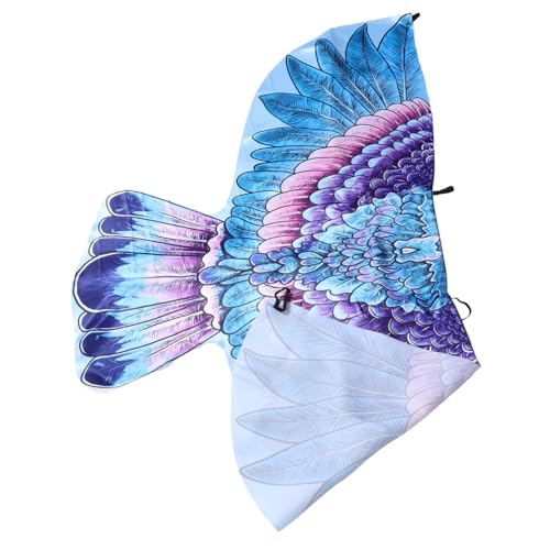 FELTECHELECTR Eagle Wings Cape Karneval Kostüm Erwachsene Verstellbar Weiches Material Lebendige Farben Halloween Fasching Party Cosplay Accessoire von FELTECHELECTR