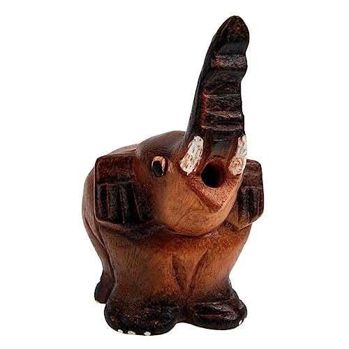 FELTECHELECTR Elefantenförmige Holzstatue Elefantenförmiger Schmuck Einzigartiges Musikspielzeug Schnitzspielzeug Für Jungen Und Mädchen von FELTECHELECTR