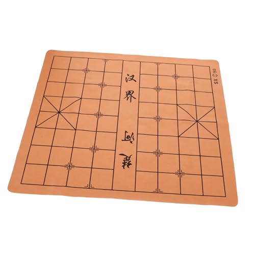 FELTECHELECTR Faltbares Doppelseitiges Schachbrett Für Xiangqi Und Go Tragbare Pu-schachmatte Rollbar Faltbar Für Schüler Und Erwachsene Für Reisen Und Freizeitspiele von FELTECHELECTR