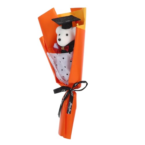 FELTECHELECTR Graduation Bear Bouquet Plüsch Kuscheltier Abschluss Deko Fotorequisite für Absolventen Grundschule bis Hochschule Vielseitiges Party Feier von FELTECHELECTR