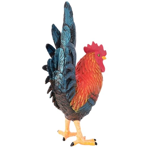 FELTECHELECTR Lebendige Hühnerfigur Aus Bunte Deko Für Garten Und Zuhause Ideal Als Tischdeko Oder Gartenfigur Authentisches Design Für Tierliebende Dekorationsfans von FELTECHELECTR