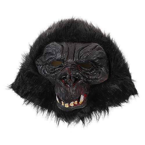 FELTECHELECTR Dp Maske Gorilla Kopfbedeckung Tiermaske für Halloween Karneval Cosplay Maskerade FELTECHELECTR Dp Maske Gorilla Kopfbedeckung Tiermaske für Halloween Karneval Cosplay Maskerade von FELTECHELECTR