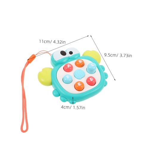 FELTECHELECTR Handheld Montessori Busy Toy Interaktives Sensory Button Spiel Frühe Alphabet Lernhilfe für Jungen und Mädchen Tragbares Mini Hämmerchenspiel für Reisen und Partygeschenke von FELTECHELECTR