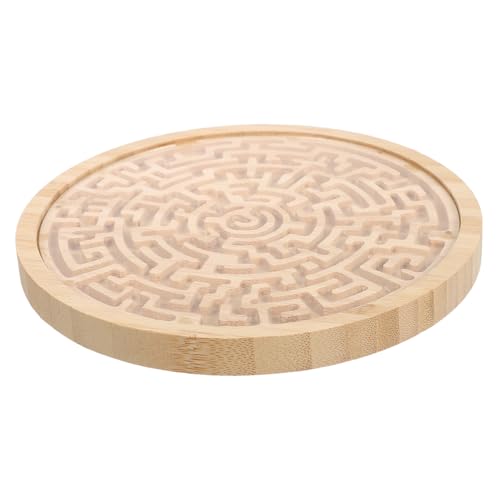 FELTECHELECTR Holz Labyrinth Rundes Maze Board mit Perlenpuzzle Mobiles Lernspielzeug für Kleinkinder Fördert Motorik Kognitives Wachstum und Eltern Junge Mädchen Interaktion Tragbar für Reisen FELTECHELECTR Holz Labyrinth Rundes Maze Board mit Perlenpuzzle Mobiles Lernspielzeug für Kleinkinder Fördert Motorik Kognitives Wachstum und Eltern Junge Mädchen Interaktion Tragbar für Reisen von FELTECHELECTR