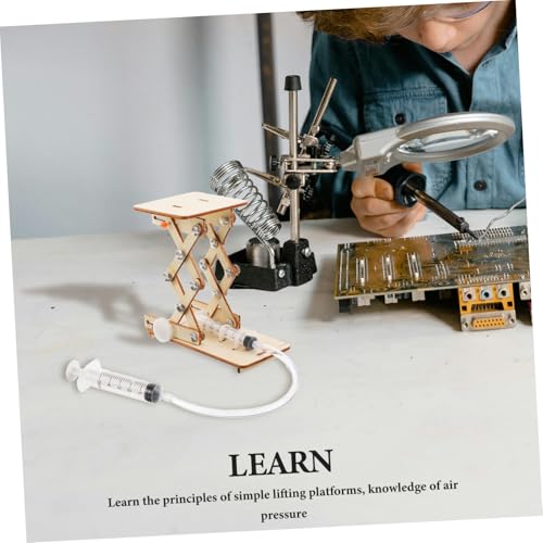 FELTECHELECTR Holzbaukasten Hydraulik DIY Wissenschaftsspielzeug für Lernspielzeug Holzmodell Handmontage Hydraulischer Aufzug Pädagogisches Experimentierspielzeug Ab Jahren FELTECHELECTR Holzbaukasten Hydraulik DIY Wissenschaftsspielzeug für Lernspielzeug Holzmodell Handmontage Hydraulischer Aufzug Pädagogisches Experimentierspielzeug Ab Jahren von FELTECHELECTR