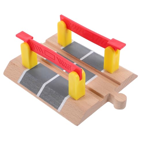 FELTECHELECTR Holzspielzeug Zugsperre mit DIY Geländer Dekorative Straßensperre für Kreative Zugszenen Interaktives für Fördert Vorstellungskraft und Praktische FELTECHELECTR Holzspielzeug Zugsperre mit DIY Geländer Dekorative Straßensperre für Kreative Zugszenen Interaktives für Fördert Vorstellungskraft und Praktische von FELTECHELECTR