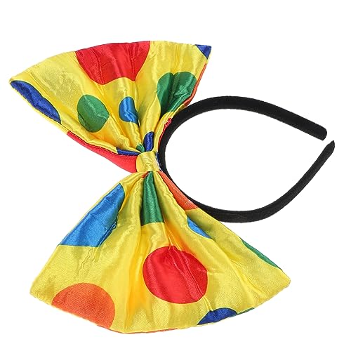 FELTECHELECTR Karnevals-haarband Für Damen Clown-schleife Stirnband Bequem Atmungsaktiv Und Modisch Für Halloween Und Partys FELTECHELECTR Karnevals-haarband Für Damen Clown-schleife Stirnband Bequem Atmungsaktiv Und Modisch Für Halloween Und Partys von FELTECHELECTR
