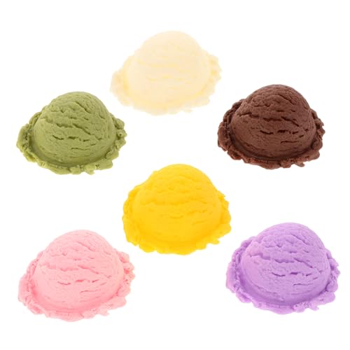 FELTECHELECTR Künstlicher Eiskugel Modellset Teiliges Dessertspielzeug für Kreative Küchen Dekoration Fotografie Requisiten und Stilvolle Schaufenster Gestaltung Lebendigen von FELTECHELECTR
