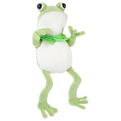 FELTECHELECTR Kuschelfrosch Plüschtier Weiches und Bequemes Stofftier Entzückendes Dekorationskissen für Perfektes mit Exquisiter Verarbeitung und Charmantem Design FELTECHELECTR Kuschelfrosch Plüschtier Weiches und Bequemes Stofftier Entzückendes Dekorationskissen für Perfektes mit Exquisiter Verarbeitung und Charmantem Design von FELTECHELECTR