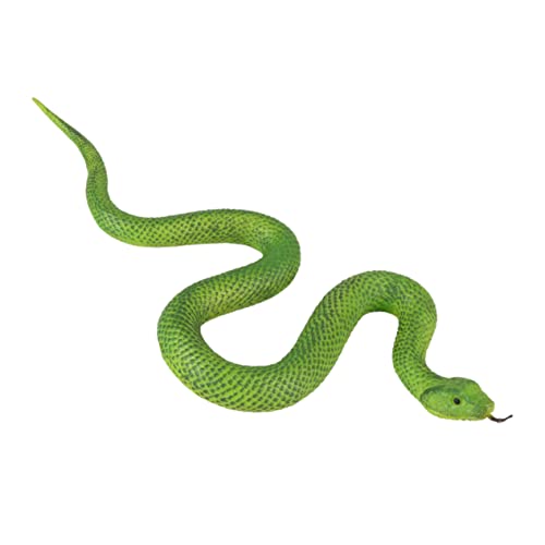FELTECHELECTR Lifelike Gummischlange Realistisches Schlangenmodell für Kinderstreiche und Dekoration TPR Material Grün für Spiele und Lernzwecke FELTECHELECTR Lifelike Gummischlange Realistisches Schlangenmodell für Kinderstreiche und Dekoration TPR Material Grün für Spiele und Lernzwecke von FELTECHELECTR