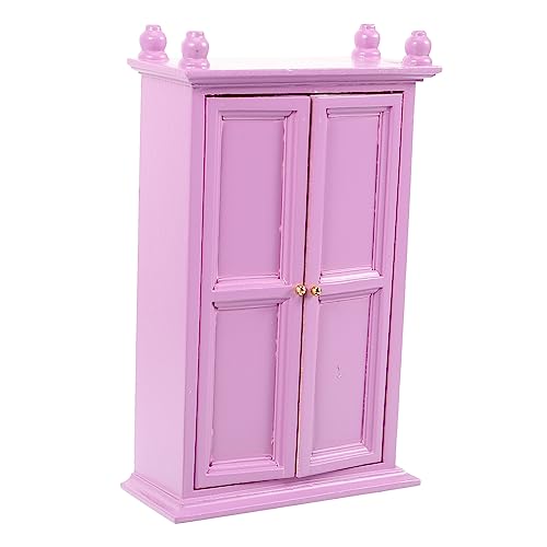 FELTECHELECTR Maßstab Deko Schlafzimmer Schrank Puppenzimmer Zubehör Handgefertigt Holzschrank für Puppenhaus Dekoration FELTECHELECTR Maßstab Deko Schlafzimmer Schrank Puppenzimmer Zubehör Handgefertigt Holzschrank für Puppenhaus Dekoration von FELTECHELECTR