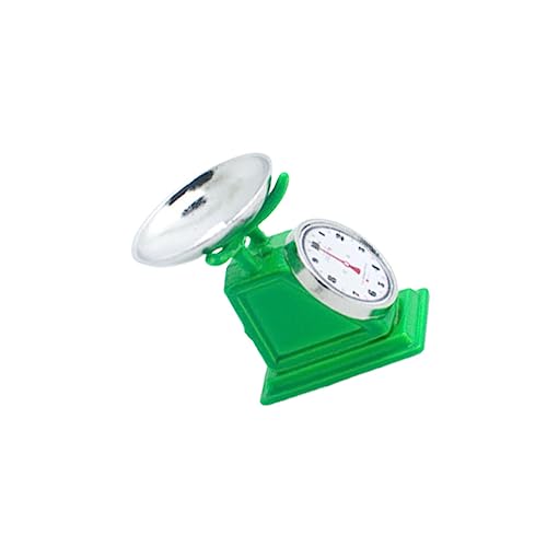 FELTECHELECTR Mechanische Skala Modell Legierung Ornament für Puppenhaus und Marktlayout Requisiten Grün Miniatur-Maßstab Figuren für Desktop-Dekoration und Spielszenen von FELTECHELECTR