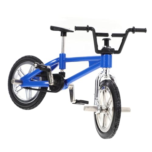 FELTECHELECTR Miniatur-Fahrradmodell Mini-Fahrradmodell Mini-Bike-Modell Spielzeug-Fahrrad-Miniatur Finger Puppenhaus kleines Fahrrad Miniaturfahrrad künstlich Zubehör Spielzeugzimmer Legierung von FELTECHELECTR