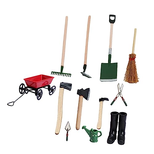 FELTECHELECTR 12 Teiliges Miniatur Puppenhaus Gartenwerkzeug Set Mini Gartengeräte Für Puppenhaus Und Bauernhof Szenen Ideal Für Kreative Spielideen Und Bastelprojekte FELTECHELECTR 12 Teiliges Miniatur Puppenhaus Gartenwerkzeug Set Mini Gartengeräte Für Puppenhaus Und Bauernhof Szenen Ideal Für Kreative Spielideen Und Bastelprojekte von FELTECHELECTR