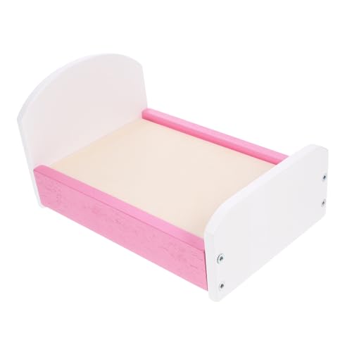 FELTECHELECTR Dollhouse Miniatur Puppenhaus Bett Aus Einzelbett Für Puppenhaus Öbel Für Kreative Rollenspiele Doll House FELTECHELECTR Dollhouse Miniatur Puppenhaus Bett Aus Einzelbett Für Puppenhaus Öbel Für Kreative Rollenspiele Doll House von FELTECHELECTR