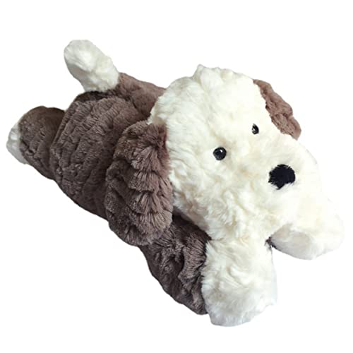FELTECHELECTR Plüschtier Kuscheltier pummeluff Kuscheltier Dogs Toys Birthday weinachtsgeschenke Hundespielzeug gefülltes Hundespielzeug Partygeschenk PP Baumwolle Grey von FELTECHELECTR