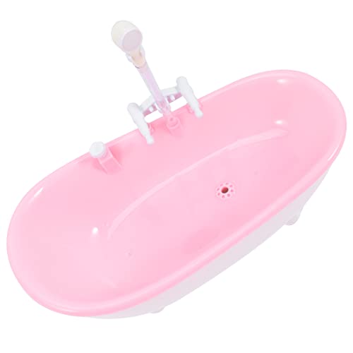 FELTECHELECTR Puppenbadewanne mit Wasser Sprühen Vorschulspielzeug für Dekorative Badewanne für Jungen Fördert Fantasie und Kognitive Fähigkeiten für Kreatives von FELTECHELECTR
