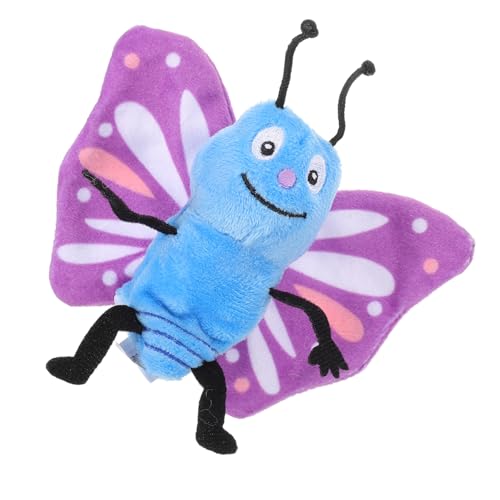 FELTECHELECTR Handpuppe Plüsch Schmetterling Stofftier Jungen und Mädchen Lernspielzeug Weiches Material Puppenspiel Handpuppe für Kleinkinder FELTECHELECTR Handpuppe Plüsch Schmetterling Stofftier Jungen und Mädchen Lernspielzeug Weiches Material Puppenspiel Handpuppe für Kleinkinder von FELTECHELECTR