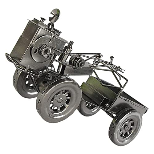 FELTECHELECTR Schmiedeeiserner Traktor Retro-automodell Zappeln Heimischer Traktor Gadgets Bagger Figur Newton Tischdeko Tischspielzeug-Requisite Desktop-Ornamente Eisen Black FELTECHELECTR Schmiedeeiserner Traktor Retro-automodell Zappeln Heimischer Traktor Gadgets Bagger Figur Newton Tischdeko Tischspielzeug-Requisite Desktop-Ornamente Eisen Black von FELTECHELECTR
