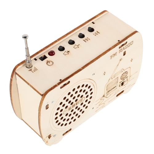 FELTECHELECTR Science Kits Für Kinder Stem -spielzeuge Bauen Ihr Eigenes Radio Kit DIY Building Radio Kit Holzfunkkit DIY Science Experiment Spielzeug von FELTECHELECTR
