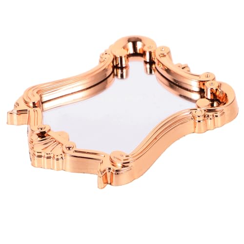FELTECHELECTR Spiegel für Puppenhaus Dekoration Stabiler Eleganter Barocker Stil für Kreative Spielumgebungen Fördert und Kommunikation von FELTECHELECTR