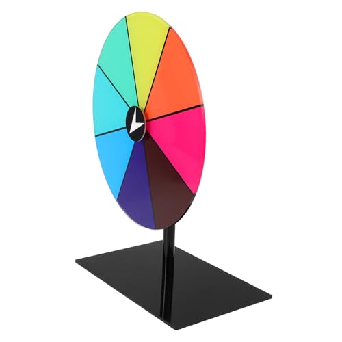 FELTECHELECTR Spielrad Desktop -Radscheibe Cartoon-Handyständer der Autositzhaken Desktop -Rotorräder gesellschaftsspiel partyspiel rotierendes Gewinnrad interaktives Spiel-Gewinnrad Acryl von FELTECHELECTR