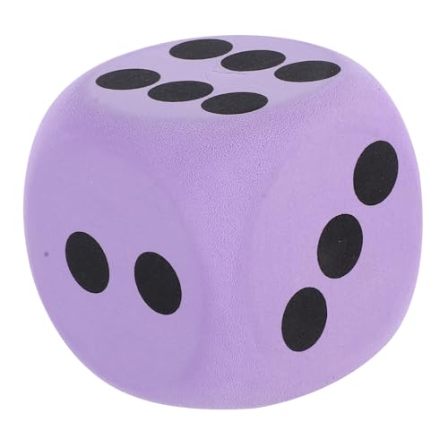 FELTECHELECTR Spielzubehör Klassenzimmer Spielwürfel Partywürfel Große Würfel Standard Spielwürfel Partyspielwürfel Bunte Würfel Partyspielzubehör Eva Weiß von FELTECHELECTR