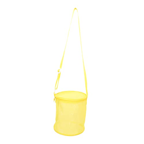 FELTECHELECTR Strandeimer praktische Netztasche Rucksackzubehör Strandzubehör für aufbewahrungssack Storage Bags mesh Bag Kinderaccessoire verschleißfeste Strandtasche Oxford-Stoff Yellow FELTECHELECTR Strandeimer praktische Netztasche Rucksackzubehör Strandzubehör für aufbewahrungssack Storage Bags mesh Bag Kinderaccessoire verschleißfeste Strandtasche Oxford-Stoff Yellow von FELTECHELECTR