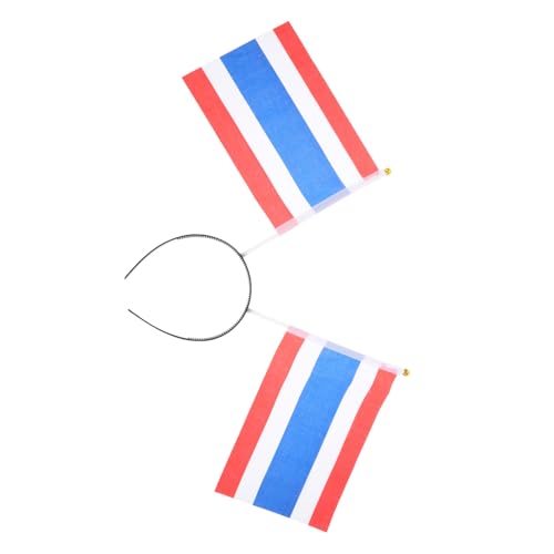 FELTECHELECTR Thailand Flaggen-Haarband Für Partys Und Festivals Mini-Kopfband Mit Nationaler Flagge Für Sportveranstaltungen Feiertage Und Feiern Bequeme Und Auffällige Kopfbedeckung FELTECHELECTR Thailand Flaggen-Haarband Für Partys Und Festivals Mini-Kopfband Mit Nationaler Flagge Für Sportveranstaltungen Feiertage Und Feiern Bequeme Und Auffällige Kopfbedeckung von FELTECHELECTR