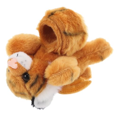 FELTECHELECTR Tiger Plüschtier Slap Armband Stofftier Plüsch Slap Armband Cartoon Slap Armband Stofftier Slap Band Partybevorzugung Plüsch Slap Armband von FELTECHELECTR