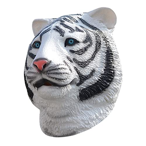 FELTECHELECTR Halloween-party-requisiten Einzigartige Tiger-kopfbedeckung Kreative Tierkopfbedeckung Kostüme Jungen und Mädchen Simulation Tiger Maske von FELTECHELECTR