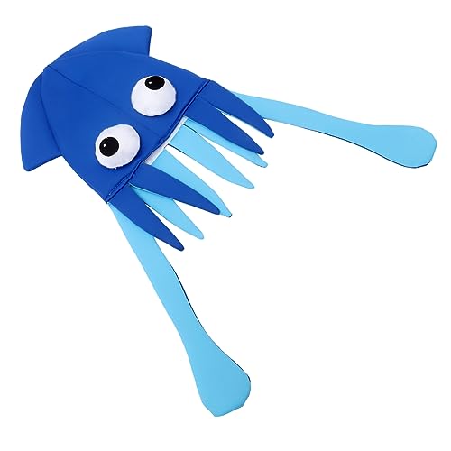 FELTECHELECTR Tintenfischhut Kleinkinder Sonnenhut Hut Für Frosch Bucket Hat Partyhut Lustige Baseballmützen Bühnenaufführungshut Kinderspielzeug Eimerhüte Frosch Hut Zubehör Stoff Blue FELTECHELECTR Tintenfischhut Kleinkinder Sonnenhut Hut Für Frosch Bucket Hat Partyhut Lustige Baseballmützen Bühnenaufführungshut Kinderspielzeug Eimerhüte Frosch Hut Zubehör Stoff Blue von FELTECHELECTR