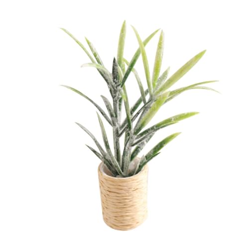 FELTECHELECTR Topfpflanze Realistische Kleine Kunstpflanze für Mini Gartenlandschaften Pflegeleichtes Zubehör für Mini Häuser FELTECHELECTR Topfpflanze Realistische Kleine Kunstpflanze für Mini Gartenlandschaften Pflegeleichtes Zubehör für Mini Häuser von FELTECHELECTR