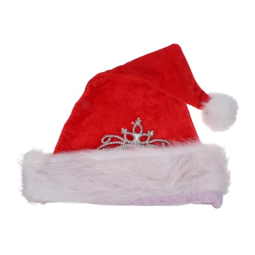FELTECHELECTR Verdickte Weihnachtsmannmütze Unisex-weihnachtsmütze Dekoration Für Partys Feiertage Schulen Kirchen Familientreffen von FELTECHELECTR