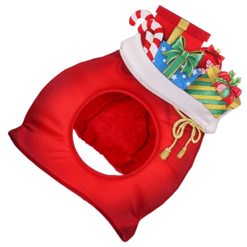 FELTECHELECTR Weihnachtsmütze Kopfbedeckung Zeigen Weihnachtskostüm Urlaubskopfschmuck Cosplay-kopfbedeckung Weihnachtsdekorationen Weihnachtsbaum Hut Weihnachtsschmuck Weihnachten Rot Kleidung von FELTECHELECTR