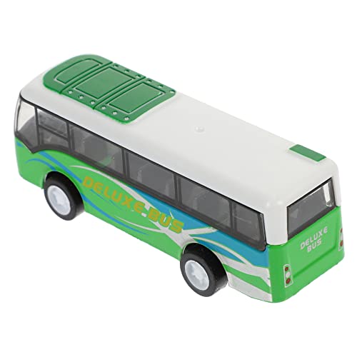 FELTECHELECTR Busmodell Zurückziehen Simulierter Bus Für Kinder Spielzeug Für Kinder Auto Für Kinder Holzspielzeug Busspielzeug Zurückziehen LKW-spielset Legierung Auto Zurückziehen Auto Model von FELTECHELECTR