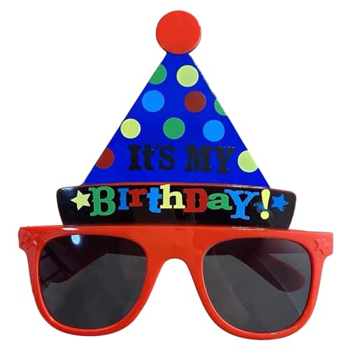 FENOHREFE Party-Sonnenbrille, lustige Sonnenbrille, kreative Brille, Kostüm-Requisiten, Sommerparty, Sonnenbrille, lustige Brille, witzige Geburtstagshut, Brille von FENOHREFE