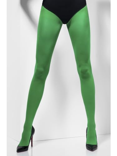 Smiffys Strumpfhose, Blickdicht, Grün von Smiffys