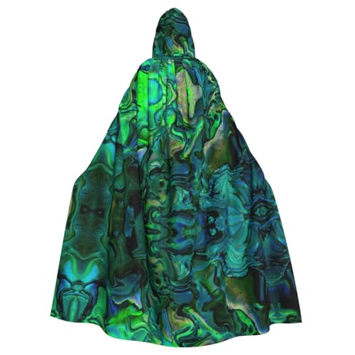 FEYUNYAN Gruseliger Halloween-Umhang für Erwachsene, Abalone-Perlmutt-Kapuzenumhang, Gothic-Hexen-Vampir-Umhang mit Kapuze, verstellbarer Kordelzug, Kostüm-Umhang für Halloween, Party, Cosplay FEYUNYAN Gruseliger Halloween-Umhang für Erwachsene, Abalone-Perlmutt-Kapuzenumhang, Gothic-Hexen-Vampir-Umhang mit Kapuze, verstellbarer Kordelzug, Kostüm-Umhang für Halloween, Party, Cosplay von FEYUNYAN